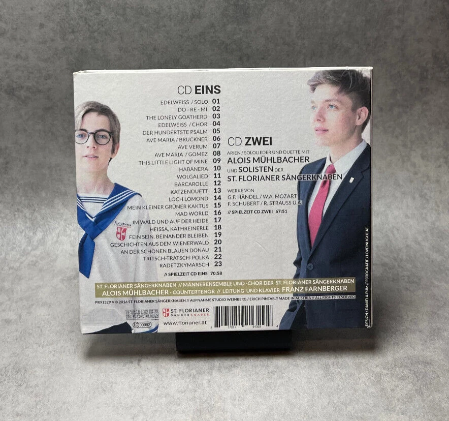 Edelweiss? - St. Florianer Sängerknaben - mit Alois Mühlbacher - CD - Bild 2 von 2