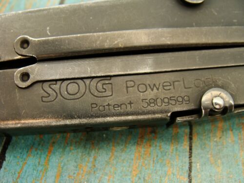 SOG SPECIALTY TOOLS POWERLOCK TACTICAL MULTI BLADE PLIERS KNIFE TOOL KNIVES BIG - Picture 3 of 14