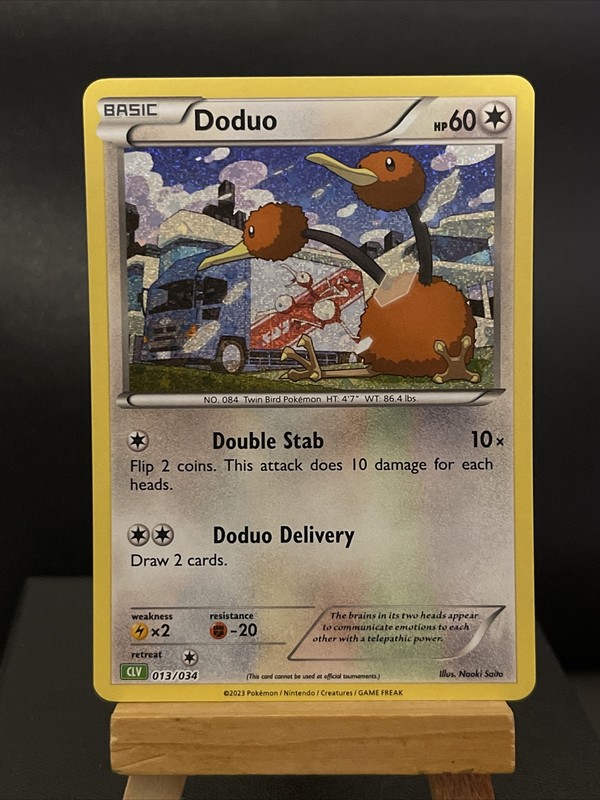 Pokemon Card Doduo 013/034 Holo English Venusaur Deck Classic Collection NM