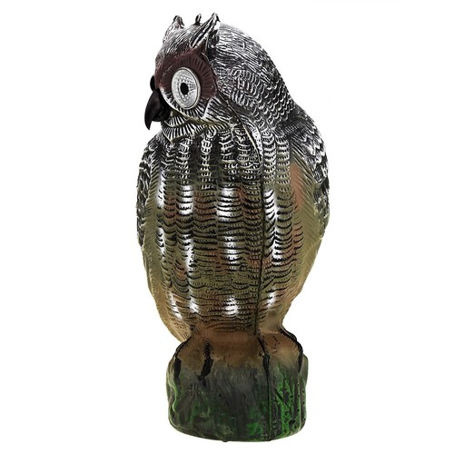 (Eye Glow)Mxtech Prowler Owl Predator Decoy Solar Powered Owl Hunting Decoy - Picture 7 of 10