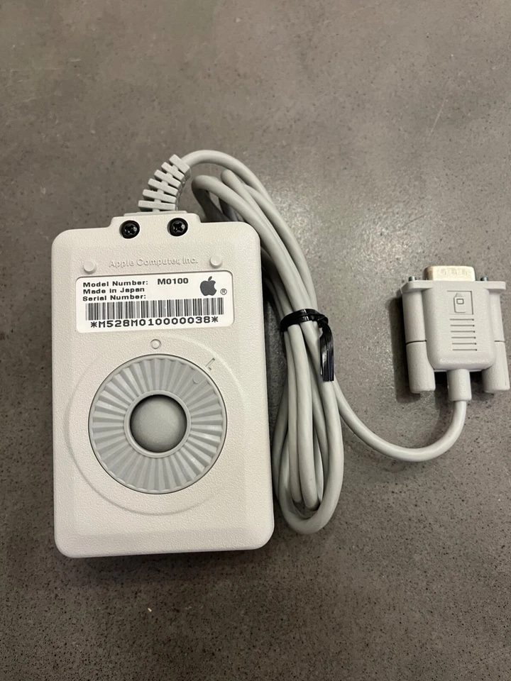 Mouse Macintosh Platinum - Apple 128K 512K 512Ke Mac Plus Lisa IIe M0100 - NUOVO! - Immagine 4 di 4