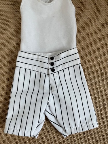 Tonner/Effanbee St.John BASIL, Matt 17" Vinyl DOLL T-SHIRT & Striped SHORTS SET - Picture 2 of 17