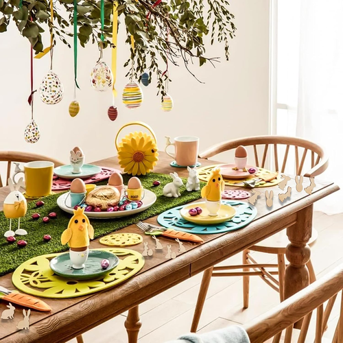 100 Stück Holz Hasen Streudeko, DIY Häschen Konfetti Streudeko, Ostern Tischdeko - Bild 6 von 7