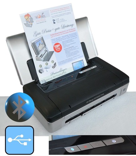 KLEINER MOBILER PRINTER HP OFFICEJET 100 USB BLUETOOTH F. WINDOWS XP 7 8 10 11 - Bild 6 von 6