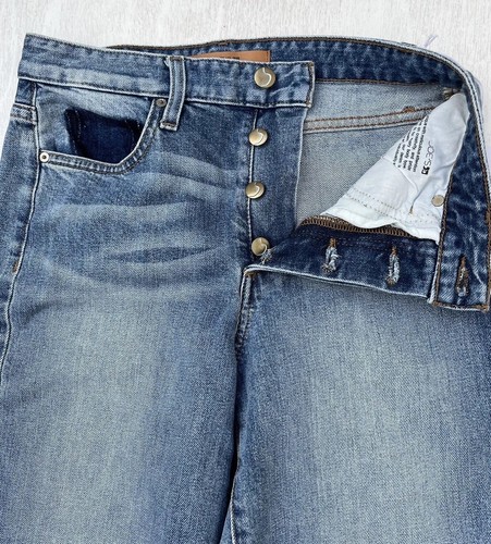 Joe's Jeans Women’s Blue The Debbie High Rise Straight Crop Jeans Size 25 - Picture 4 of 11