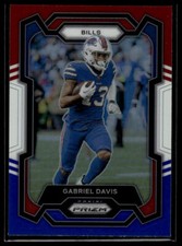 2023 Panini Prizm #29 Gabriel Davis Red White and Blue