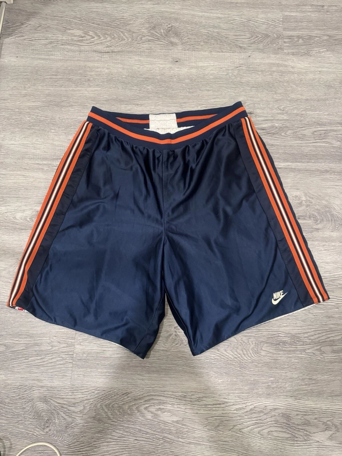 Short basket bleu vintage rétro Nike Supreme homme taille L