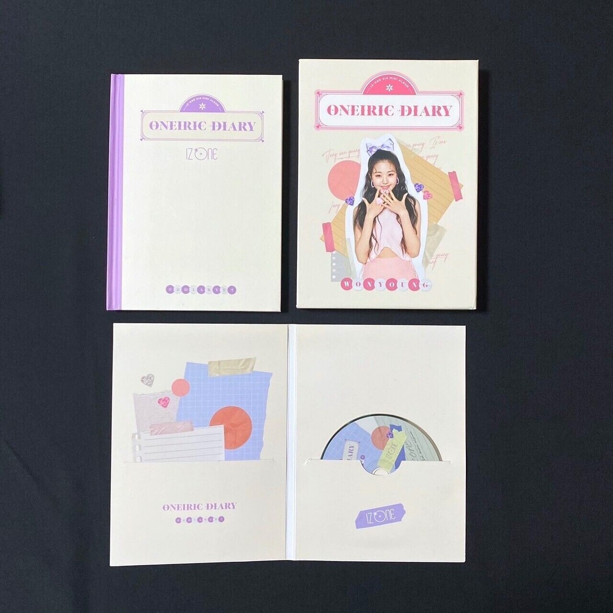 iz*one 3rd Mini Album Oneiric Diary Wonyoung set IZONE photocard