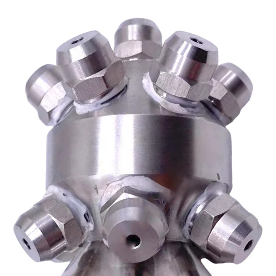 Boquilla de limpieza de tanque de acero inoxidable de 1 pulgada Boquilla de impacto de alta presión de punta nueva Foto 4 de 4