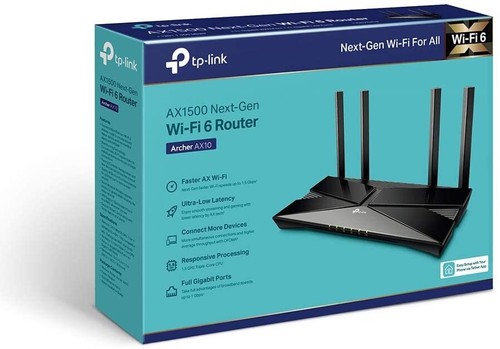 TP-Link Archer AX10 WLAN Router Gigabit Ethernet Dual-Band 2 4 GHz 5 GHz - Zdjęcie 2 z 3