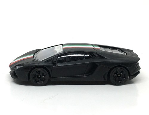 Majorette Lamborghini Aventador Matte Black Italy 1:64 (3") no Package - Picture 5 of 8