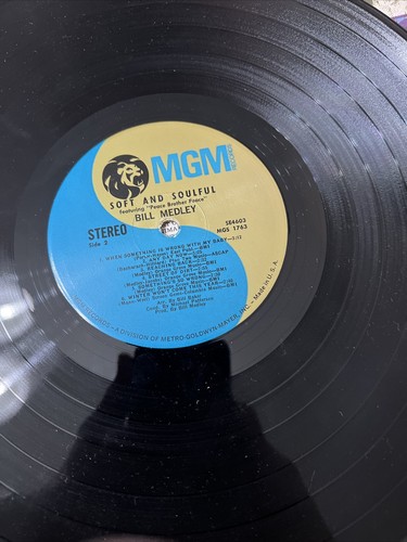 Bill Medley - Soft and Soulful - Original Vinyl LP - MGM 4603 Ungraded - Bild 5 von 5