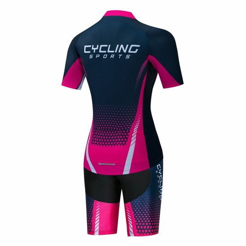 Womens Mountain Bike Cycling Jersey Bib Quick-dry Summer Outdoor Sports MTB Wear - Picture 9 of 28