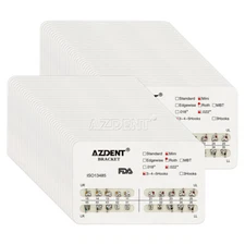 50X AZDENT Dental Orthodontic Metal Brackets Braces MINI Roth Slot.022 Hooks 345