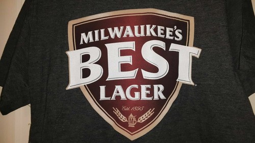 Maglietta Milwaukee's Best Lager Charcoal Miller Brewing Co con licenza ufficiale - Foto 2 di 5