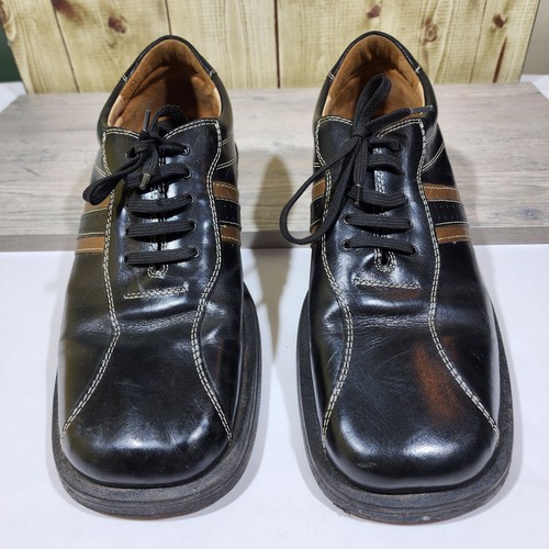 Stanley Blacker Men's Brown Leather Casual Dress Mens Shoes Size 12 Italy - Picture 12 of 12