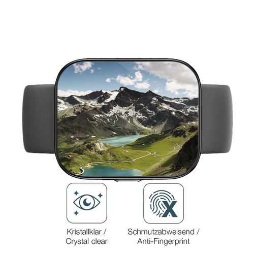 6x Schutzfolie klar für Amazfit Bip 5 46mm A2215 Displayschutzfolie Folie - Zdjęcie 4 z 6
