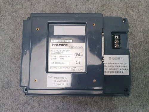 PRO-FACE GRAPHIC PANEL GP37W2-BG41-24V Type: 2880052-01 - Foto 7 di 14