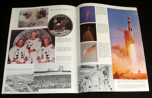 PICTORIAL RECORD 1969 US SPACE EXPLORATIONS BOOKLET APOLLO 11 PHOTO & VINYL NASA - Picture 6 of 6