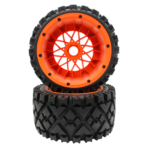 Hinterer All Terrain Reifen Radsatz für 1/5 HPI Rovan Kingmotor Baja 5b Ss Buggy - Bild 6 von 48