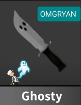 Roblox Murder Mystery 2 GHOSTY MM2 godly knives and guns | eBay