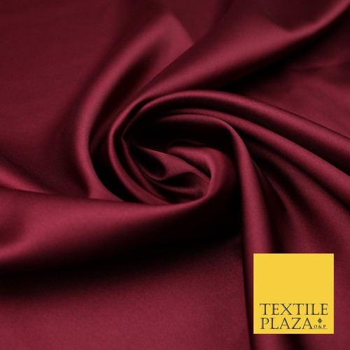 100 COLOURS - Fine Silky Smooth Liquid Sateen Satin Dress Fabric Drape Lining - Picture 141 of 207