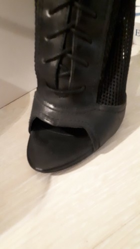 ORIGINAL Guess Peeptoe-Stiefelette Damen Schwarz Größe 37- FL1ORMLEA10 BLACK-37 - Bild 6 von 9