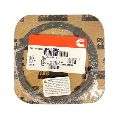 あこ OEM Cummins EXHAUST MANIFOLD GASKET OUT CONNECT ISX
