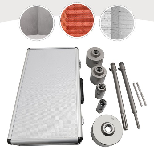 CONCRETE HOLE SAW KIT CEMENT DRILL BIT 30-100MM SDS PLUS OR SDS MAX SHANK - Imagen 2 de 15