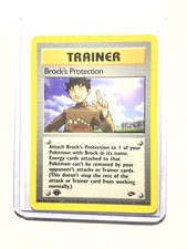 BROCK’S PROTECTION - 1st Edition Gym Challenge - 101/132 - Rare - Pokemon - NM