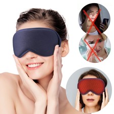 Heated Eye Mask for Dry Eyes Hot Electric Warm Compress Heating Pad for Eyes