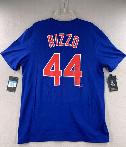 Anthony Rizzo Chicago Cubs Nike Player Name & Number T-Shirt Men's 2020 MLB #44 - Picture 3 of 11