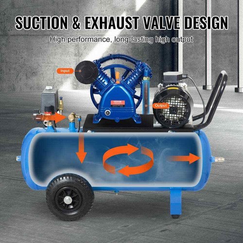Air Compressor Pump Head, 5.5HP 5.75 CFM @ 90 psi Twin Cylinder Oil Lubricated A - Picture 4 of 8