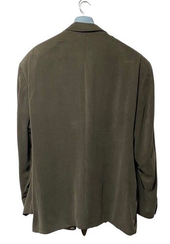 Archival Kasper Sport Coat Suit Jacket Blazer 50R Green - Picture 2 of 2