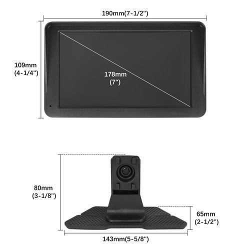 7" Wireless CarPlay Android Auto Touchscreen Armaturenbrett Radio Stereo für Toyota Rav4 - Bild 16 von 20