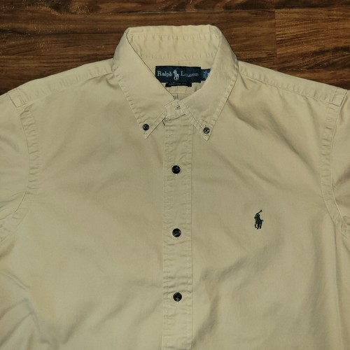 Ralph Lauren Hemd Herren Medium Custom Fit Button Down hellbraun langarm - Bild 10 von 24