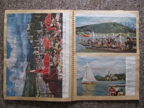 1962/63 Austria Scrapbook. Train tickets, Airplane tickets, menus, etc. 50 Pages - Picture 12 of 12