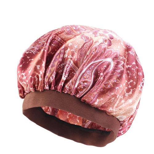 Satin Night Sleep Hat Women Chemo Cap Hair Care Bonnet Wide Band Turban Headwear - Picture 33 of 33