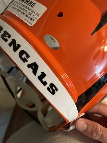 Ken Anderson signierter Helm in voller Größe COA - Bild 4 von 7