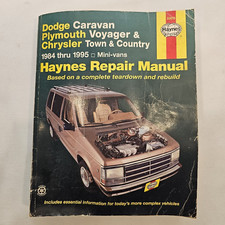 HAYNES 30010 Repair MANUAL 1984-1995 Dodge Caravan Plymouth Voyager Chrysler 