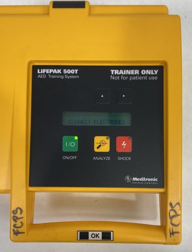 Medtronic Physio-Control Lifepak 500T AED Trainer w/ Case *No Electrodes* - Imagen 11 de 13