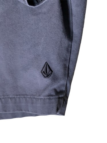 Volcom Shorts Men's 40 Stone Workwear Chino Gray Pockets, Comfy Fit Cotton Blend - Picture 4 of 8