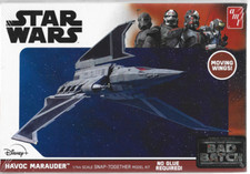 AMT Star Wars 'The Bad Batch' HAVOC MARAUDER Snap-Together Model Kit 1/144 1348