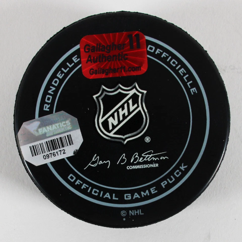 Brendan Gallagher 签名 曲棍球 冰球 冬季 经典 加拿大人 - 正品证书 狂热分子 — 第 2/2 张图片