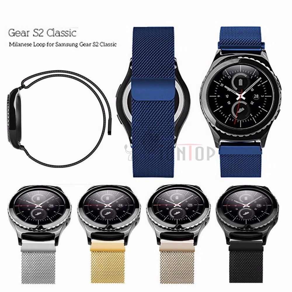 Quick Release Milanese Loop Wrist Watch Band For Samsung Smart