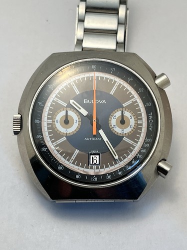 Orologio BULOVA " F " Chrono - Matic - Buren calibro 12 - vintage watch 1970s - Foto 2 di 13