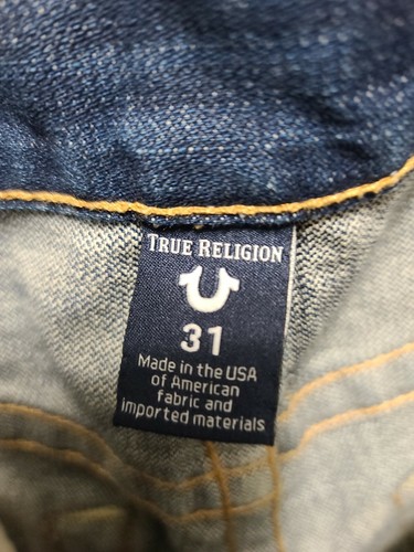 True Religion $ 249 Geno Relaxed Slim Markenjeans für Herren 100709 Größe 31 x 34 B13 - Bild 9 von 11