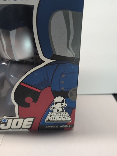 MIGHTY MUGGS COBRA COMMANDER G.I.JOE FIGURE "PACKAGE NOT IN GREAT SHAPE" - Picture 3 of 9