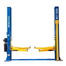 XK MCT10000 2 Post Car Lift 10,000 lb Heavy Capacity All Chain Drive Truck Hoist