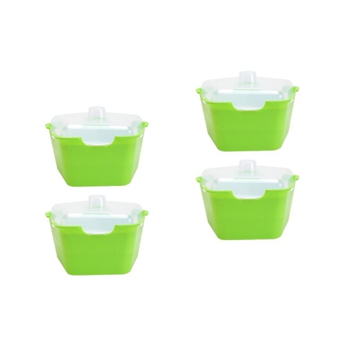 2 Pieces Keimschale Setzlingsschale Mit Fünfeckiger Schachtel Sprossenbox Kind - Bild 10 von 12